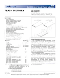 MT28F800B3WP-9 T TR Datasheet Cover