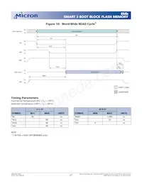 MT28F800B3WP-9 T TR Datenblatt Seite 21