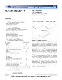 MT28F800B5WP-8 T TR Datasheet Copertura