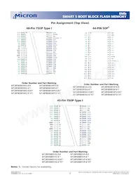 MT28F800B5WP-8 T TR Datasheet Page 2