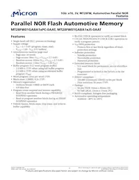 MT28FW01GABA1LJS-0AAT TR Datasheet Copertura