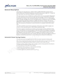 MT28FW01GABA1LJS-0AAT TR Datasheet Pagina 8