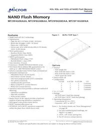 MT29F16G08DAAWP-ET:A TR Datenblatt Cover