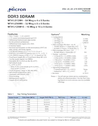 MT41J512M4JE-15E:A Datasheet Cover