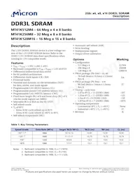 MT41K128M16JT-125:K Datasheet Copertura