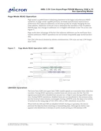 MT45V256KW16PEGA-70 WT TR Datasheet Pagina 11