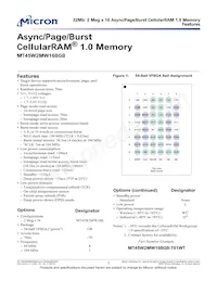 MT45W2MW16BGB-708 AT Datenblatt Cover