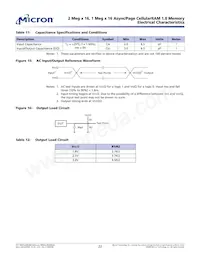 MT45W2MW16PAFA-85 WT數據表 頁面 22