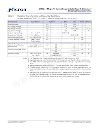 MT45W4MW16PFA-85 WT TR Datenblatt Seite 18