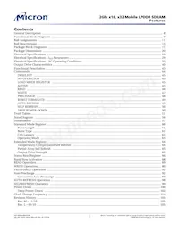 MT46H64M32LFMA-5 IT:A TR Datasheet Pagina 3