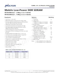 MT46H8M16LFBF-6 AT:K TR數據表 封面