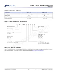 MT46H8M16LFBF-6 AT:K TR Datenblatt Seite 2