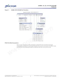 MT46V16M16P-5B:K TR Datenblatt Seite 3