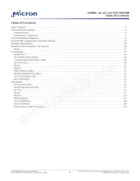 MT46V16M16P-5B:K TR Datasheet Page 4