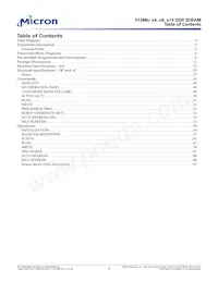 MT46V64M8P-5B L IT:F Datasheet Pagina 3