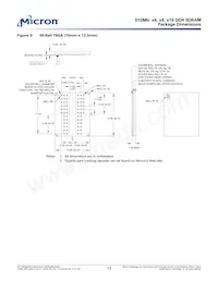 MT46V64M8P-5B L IT:F數據表 頁面 13