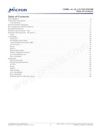 MT46V8M16P-5B:D TR Datasheet Pagina 3