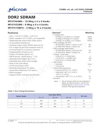 MT47H16M16BG-3 IT:B TR Datasheet Copertura