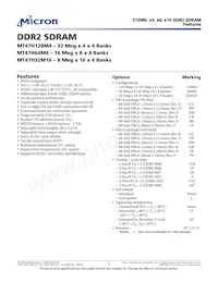 MT47H64M8B6-25E L:D TR Datasheet Copertura