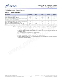 MT47H64M8B6-25E L:D TR Datasheet Pagina 21