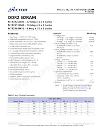 MT47R64M16HR-25E:H Datasheet Copertura