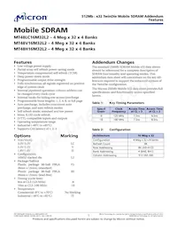 MT48H16M32L2F5-8 TR Datasheet Cover