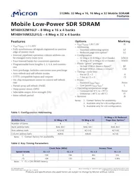 MT48H32M16LFBF-6:B TR Datasheet Copertura