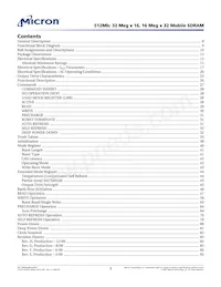 MT48H32M16LFBF-6:B TR Datasheet Pagina 3