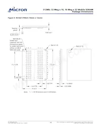 MT48H32M16LFBF-6:B TR Datasheet Page 14