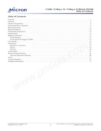 MT48H32M16LFCJ-75:A TR Datasheet Pagina 2