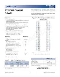 MT48LC8M32B2TG-7 TR Datasheet Copertura