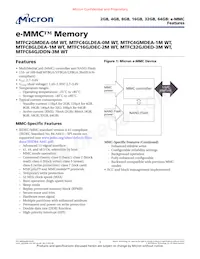 MTFC8GLDEA-1M WT TR Datasheet Copertura