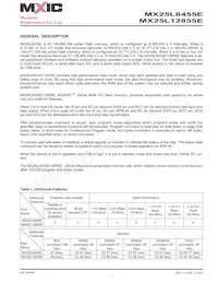 MX25L12855EMI-10G Datasheet Pagina 7