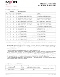 MX25L12855EMI-10G數據表 頁面 11