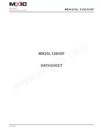 MX25L12855FXDI-10G Datenblatt Cover
