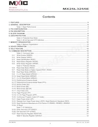 MX25L3255EXDI-10G Datasheet Pagina 2