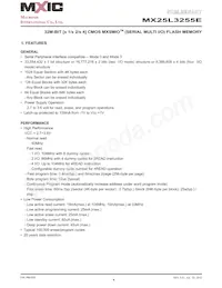 MX25L3255EXDI-10G Datasheet Page 4