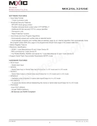 MX25L3255EXDI-10G Datasheet Pagina 5