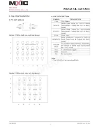 MX25L3255EXDI-10G數據表 頁面 7