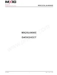 MX25L6406EMBI-12G Datasheet Copertura