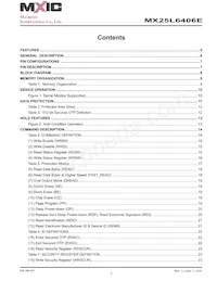 MX25L6406EMBI-12G Datasheet Pagina 2