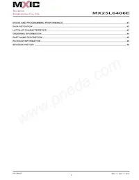 MX25L6406EMBI-12G Datasheet Pagina 4