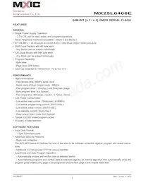 MX25L6406EMBI-12G Datasheet Pagina 5