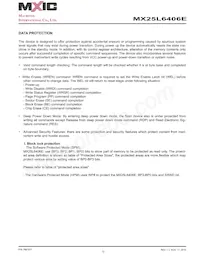 MX25L6406EMBI-12G Datasheet Pagina 11