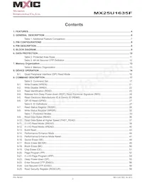 MX25U1635FM2I-10G Datasheet Page 2