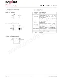 MX25U1635FM2I-10G Datasheet Page 8