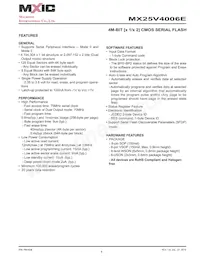 MX25V4006EZUI-13G Datasheet Pagina 4