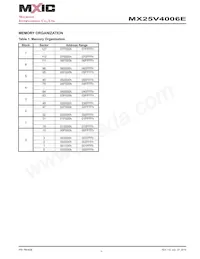 MX25V4006EZUI-13G Datasheet Pagina 7