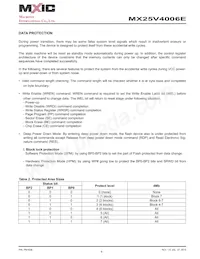 MX25V4006EZUI-13G Datenblatt Seite 9