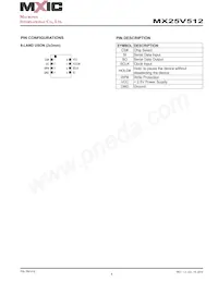 MX25V512ZUI-20G Datasheet Pagina 4